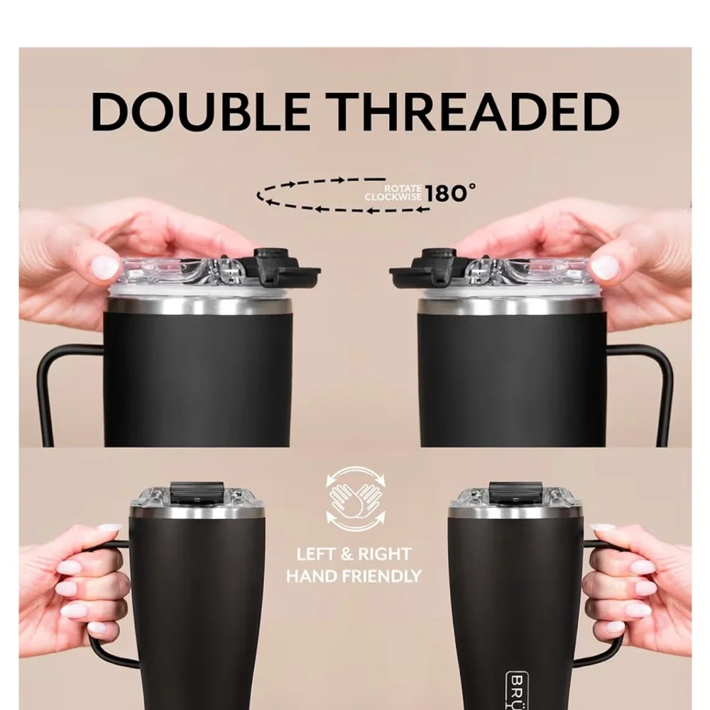 BrüMate Toddy XL 32oz 100% Leak-Proof White Insulated Tumbler - Picture 10 of 10